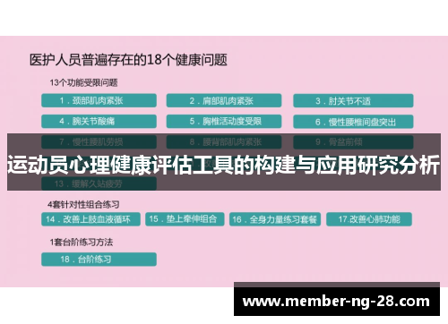 运动员心理健康评估工具的构建与应用研究分析 运动员心理健康评估工具的构建与应用研究分析
