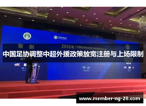 中国足协调整中超外援政策放宽注册与上场限制